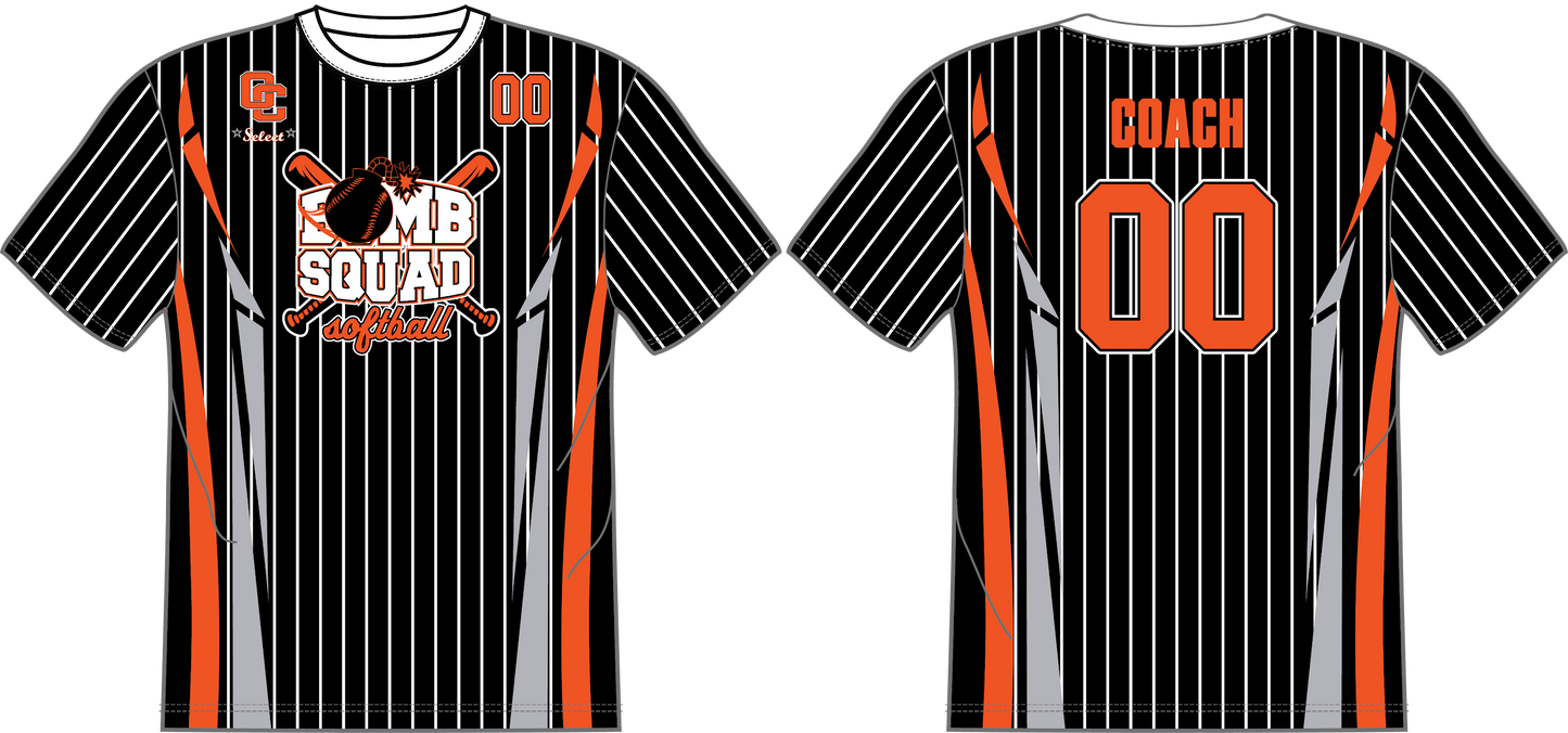 OCGSL - Coaches Jersey OC Select / Bomb Squad - Black