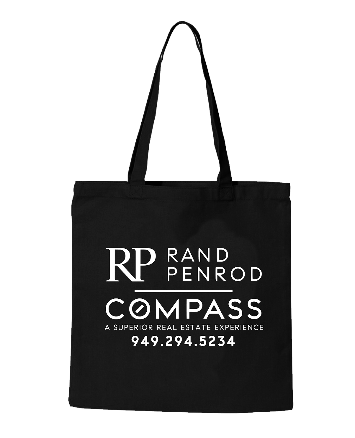 RP Rand Penrod Black Tote Bag