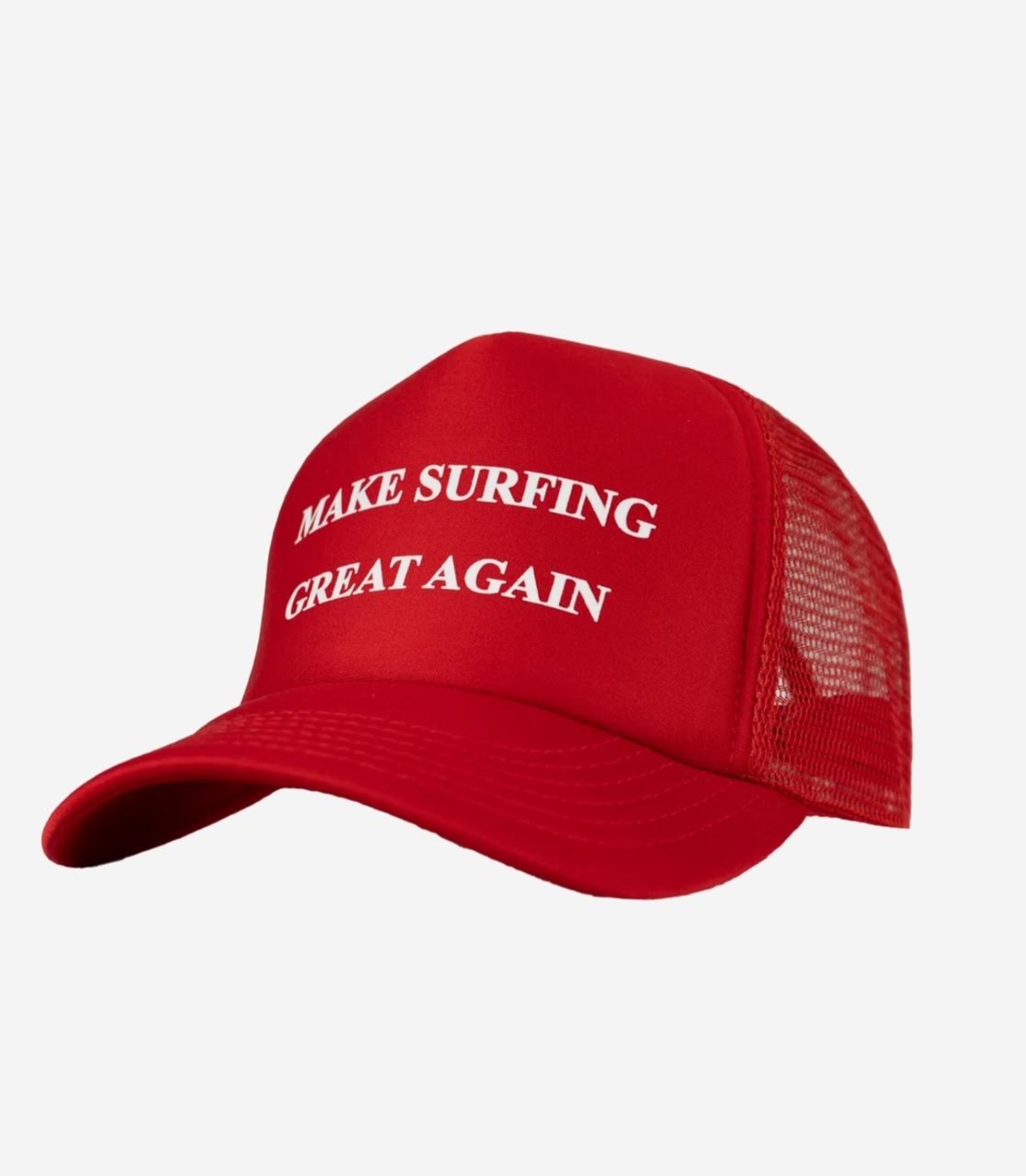 Cassie - Make Surfing Great Again Mesh Hat (with print)