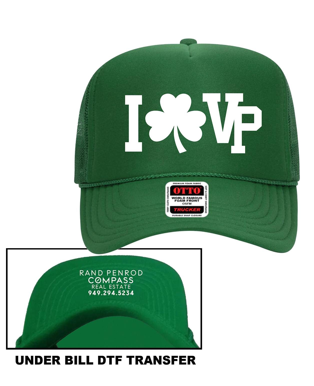 RP - I heart VP St. Patricks Day Hat - Minimum 24 units