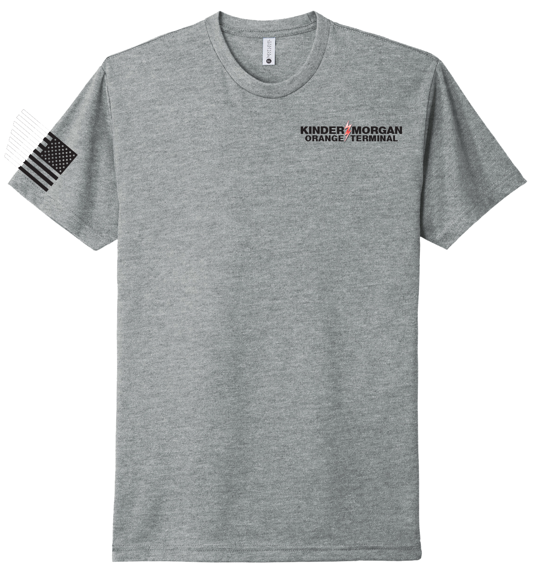 Kinder Morgan - Lightweight 60/40 Tee - Gray Tee