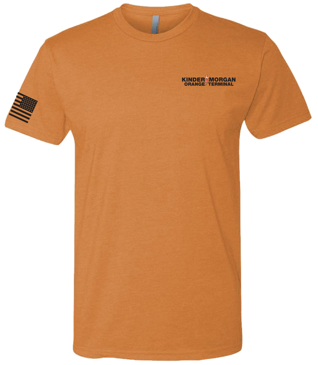 Kinder Morgan - Lightweight 60/40 Tee - Orange Tee
