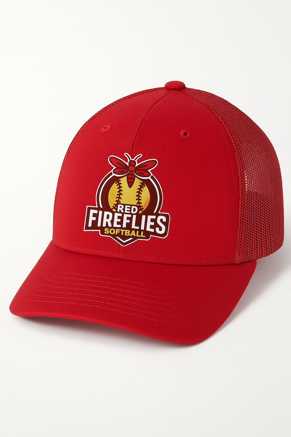 fireflies - mesh hat red