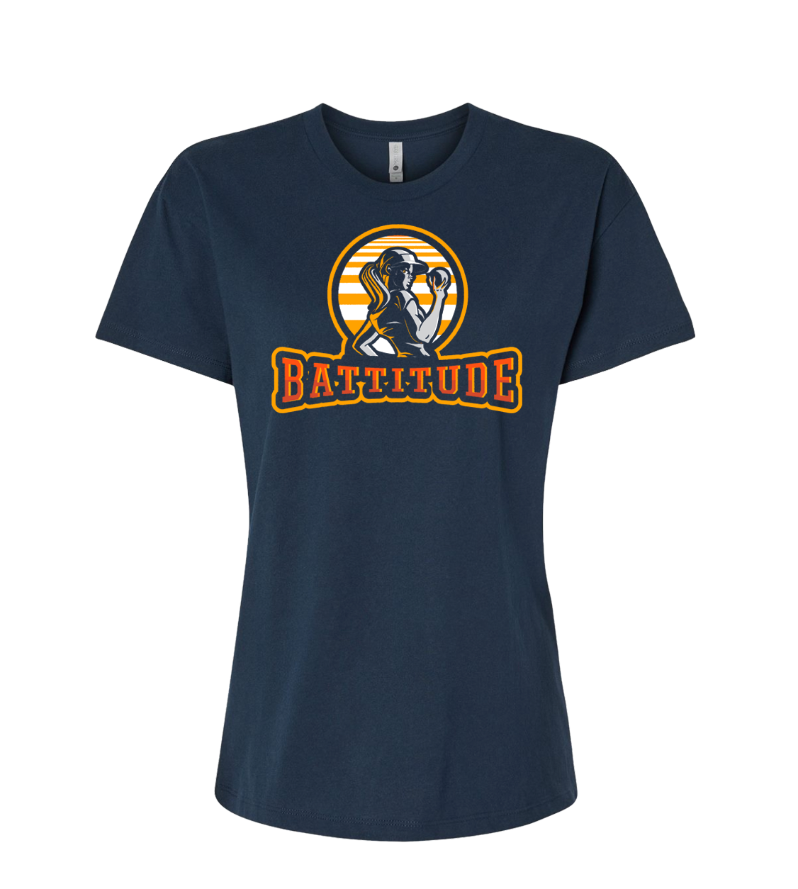 Battitude Ladies Shirt - Navy