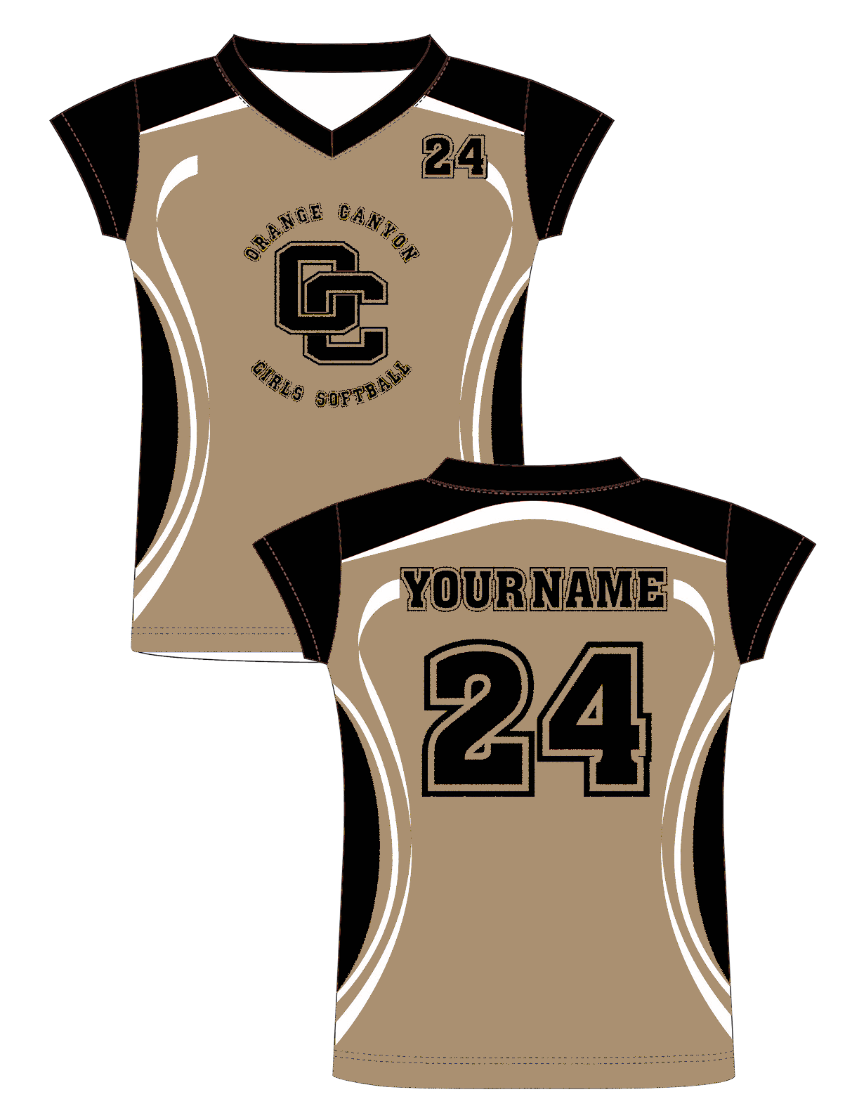 OCGS Specialty Jerseys With Your Name and Number v11