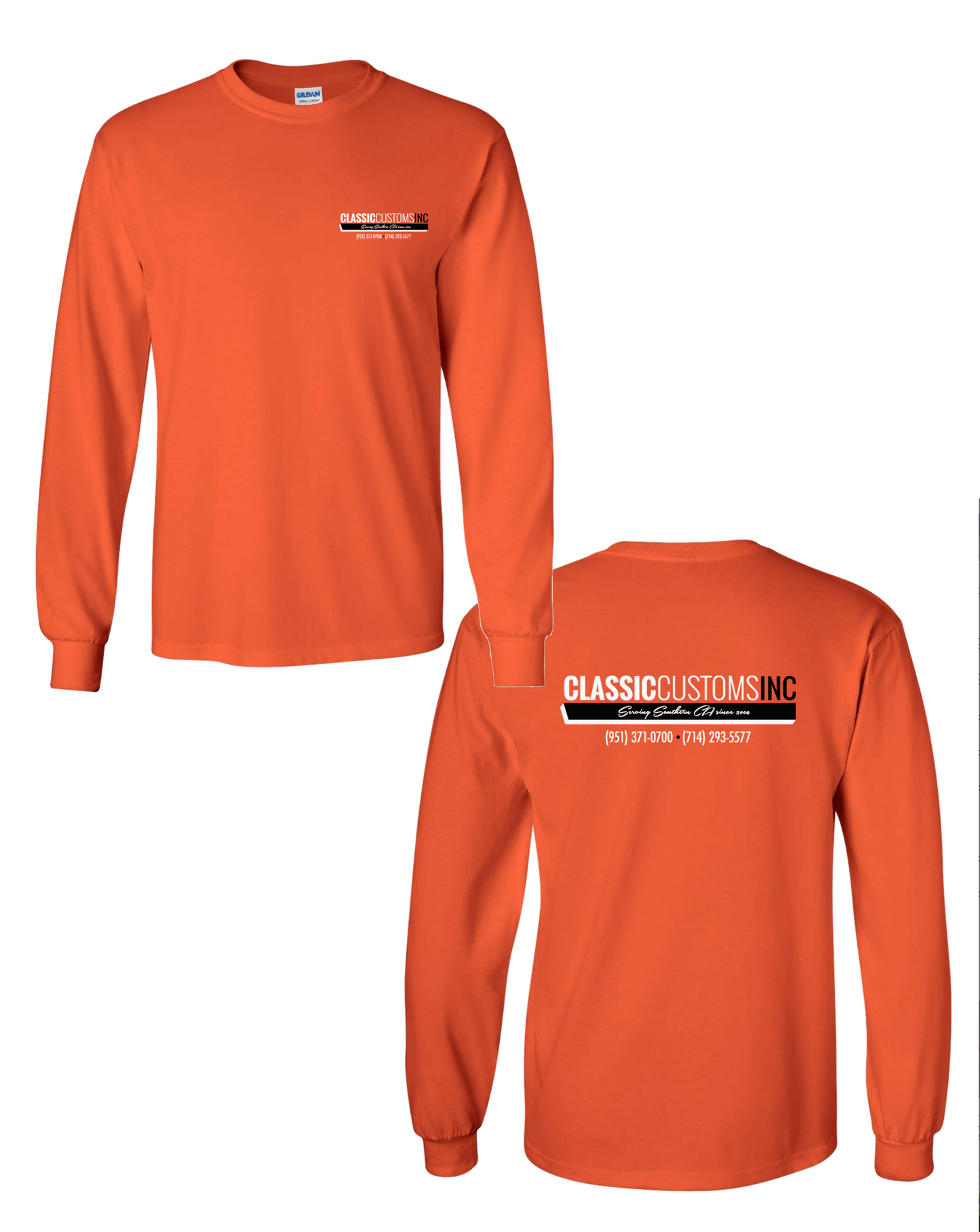 Classic Custom - Orange Longsleeve