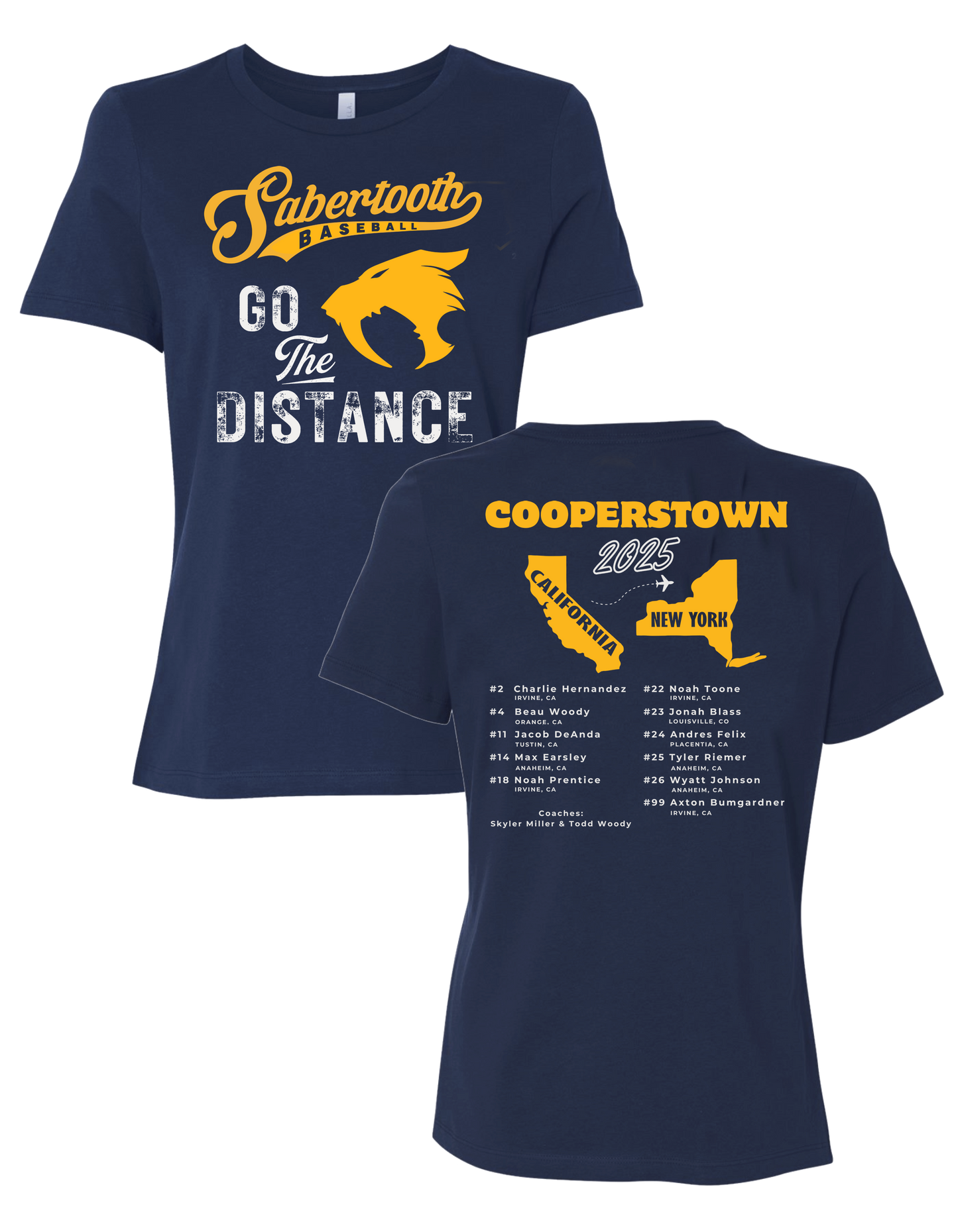 Sabertooth Ladies Copperstown 2025 Tee