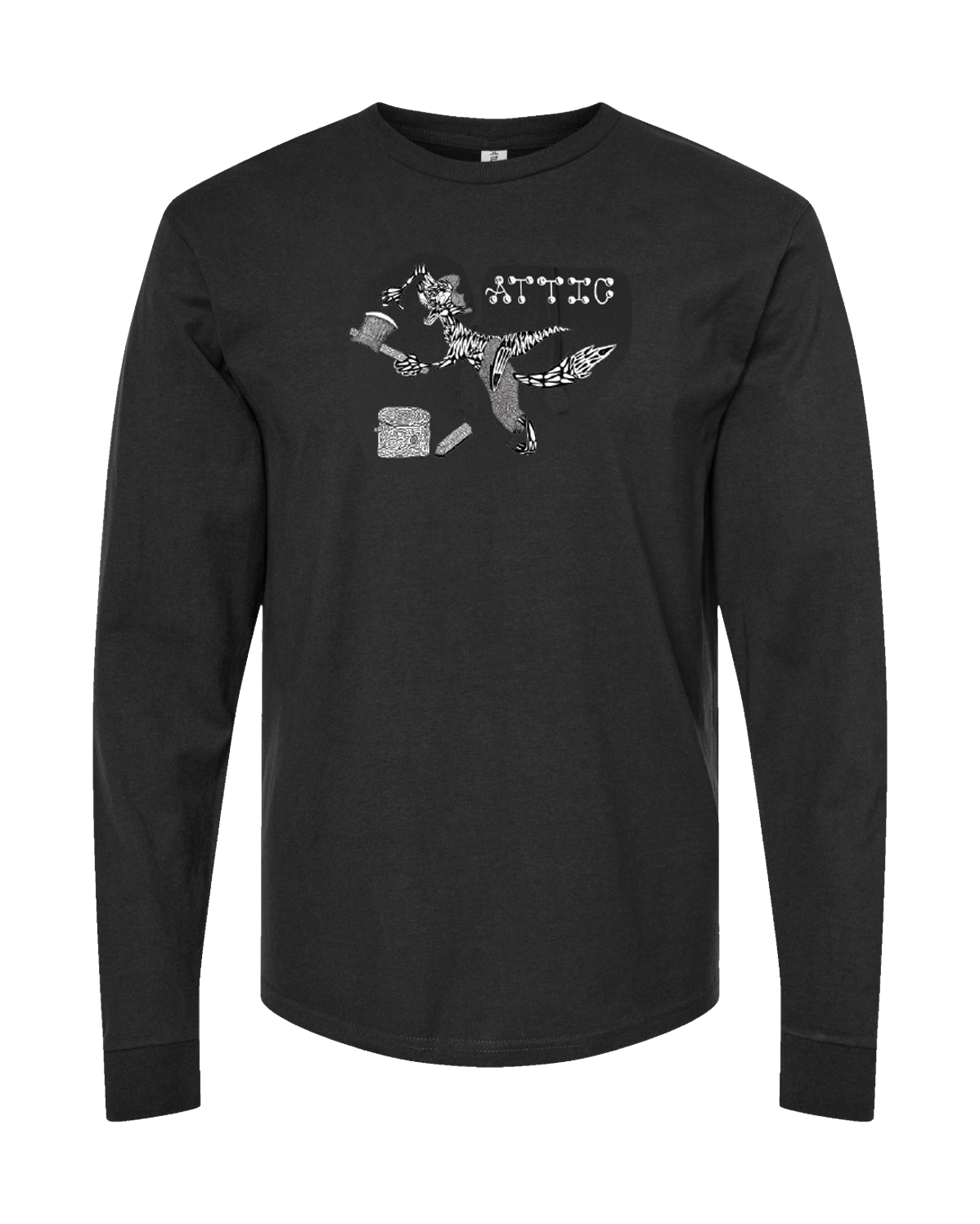 Attic Skateboards Crazy Fox Longsleeve Shirt