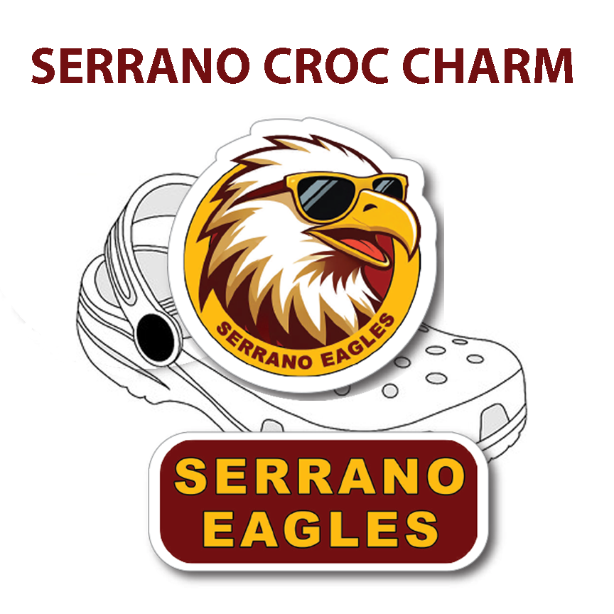 Serrano Elementary - Croc Charms (Set of 2)