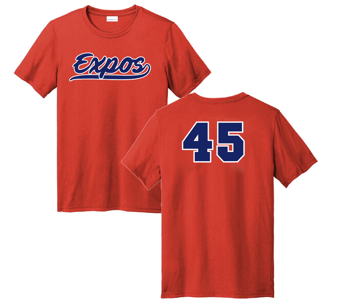 Expos Red Pratice Jersey