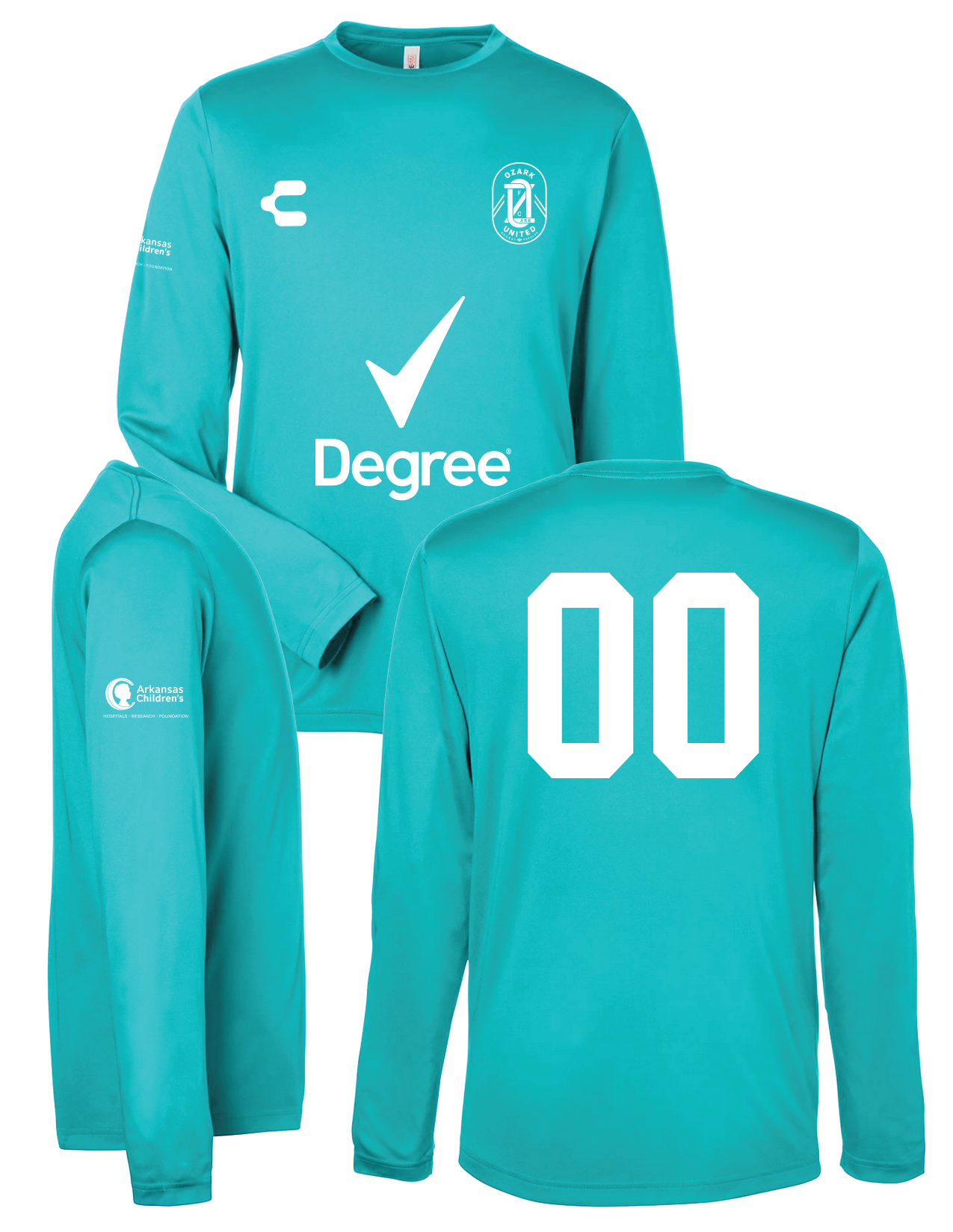 Ozark United FC Academy Aqua Uniform Top (GK)