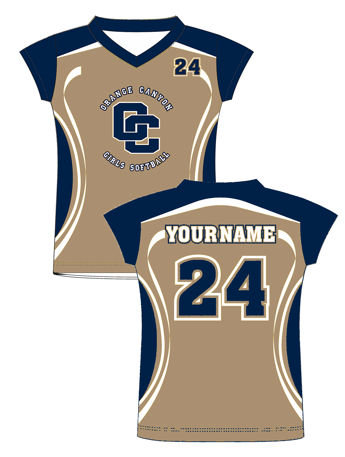 OCGS Specialty Jerseys With Your Name and Number v14