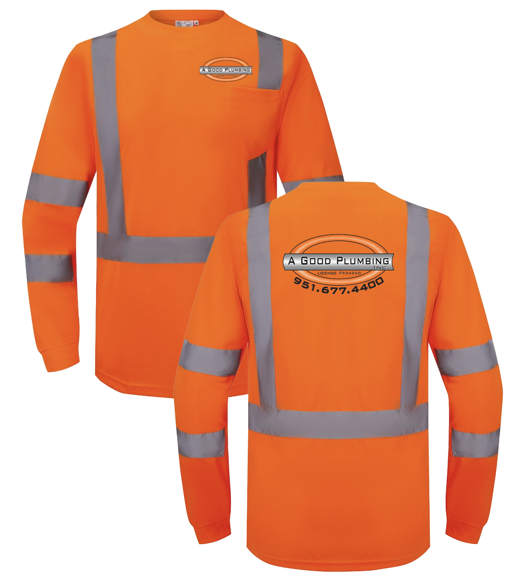 A Good Plumbing LS Reflective Shirt