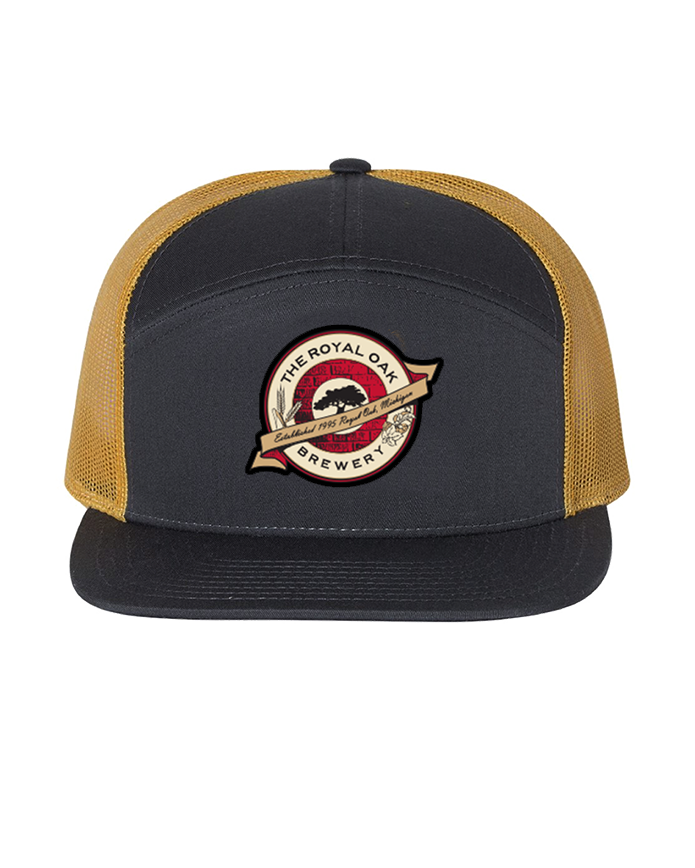 Royal Oak - Richardson Trucker Cap 168 (Charcoal/Old Gold)
