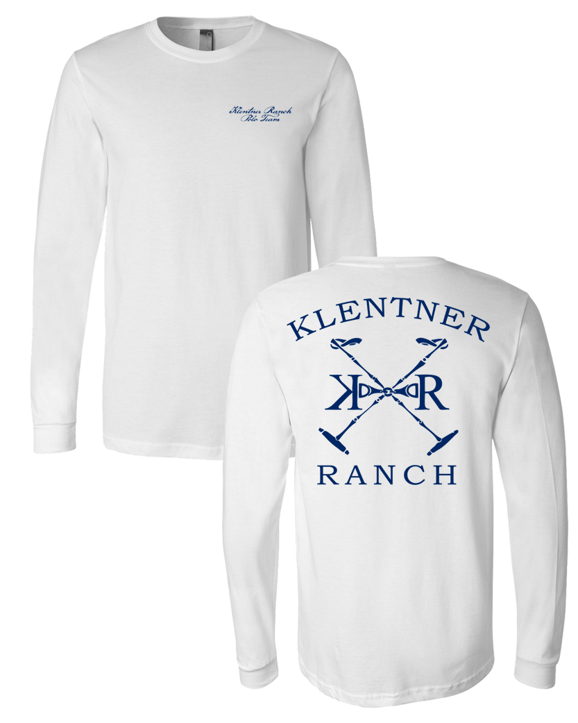 K.R. - Logo Longsleeve (White)