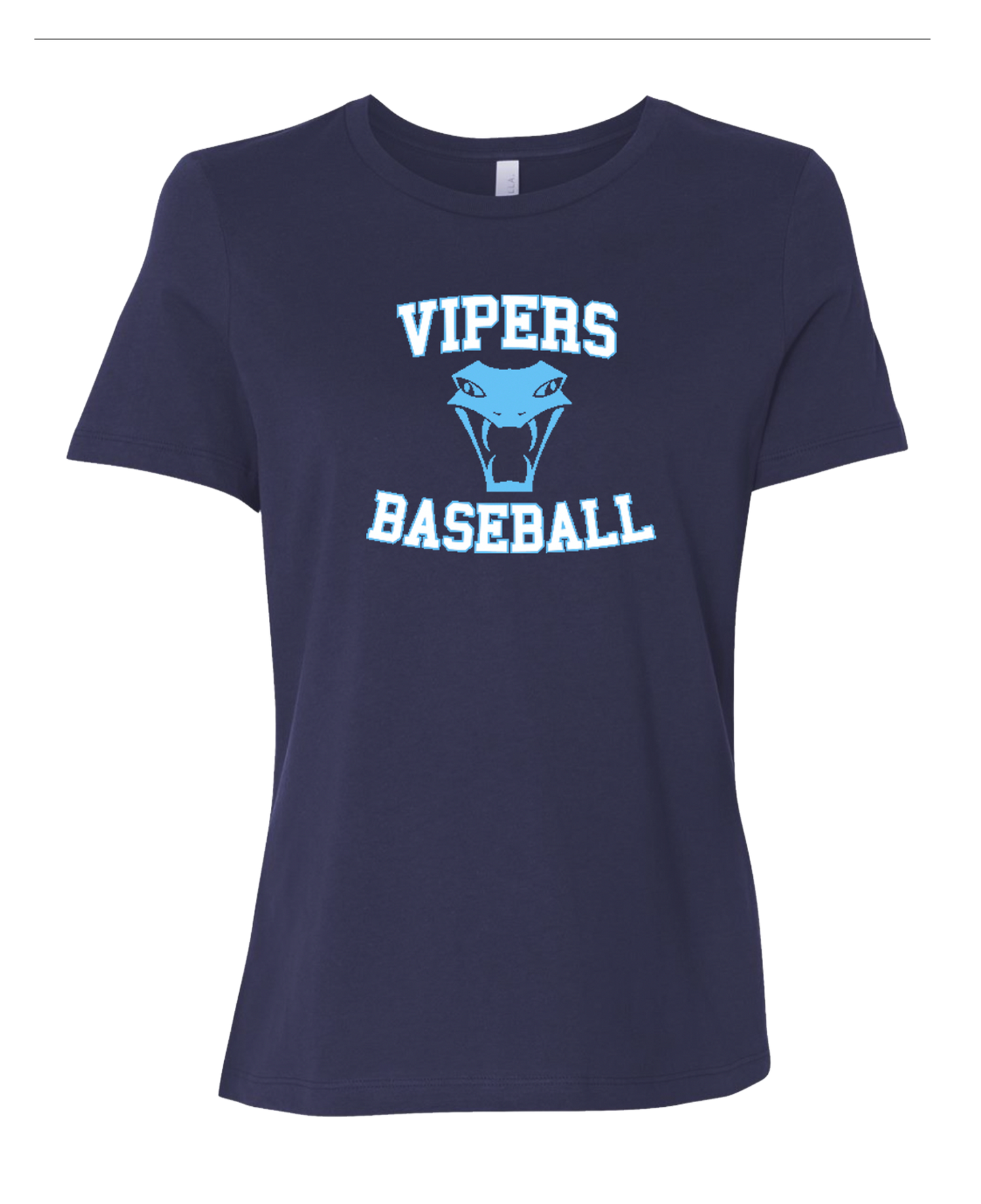 Vipers Baseball Bella Ladies Shirt (COTTON)