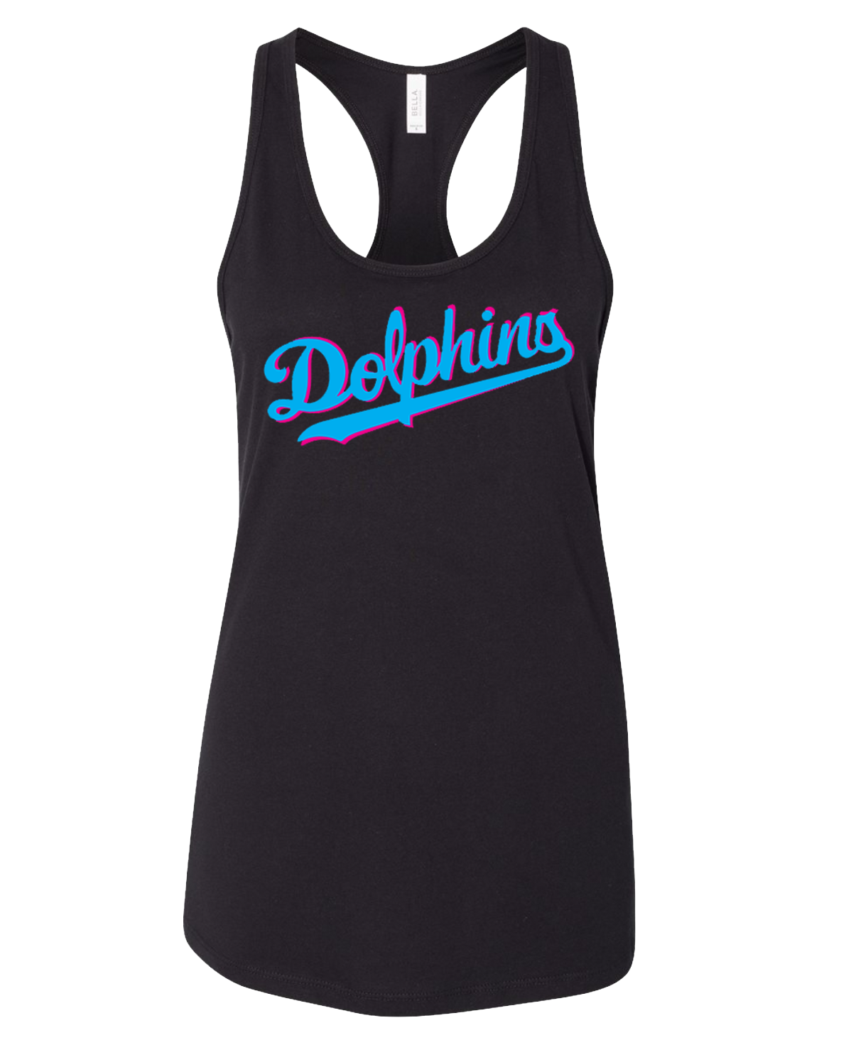 Dolphins 14U Ladies Flowy Racerback Tanktop