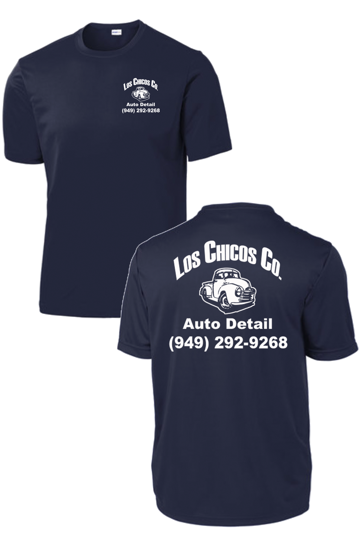 Los Chicos Navy - DRI FIT TEE