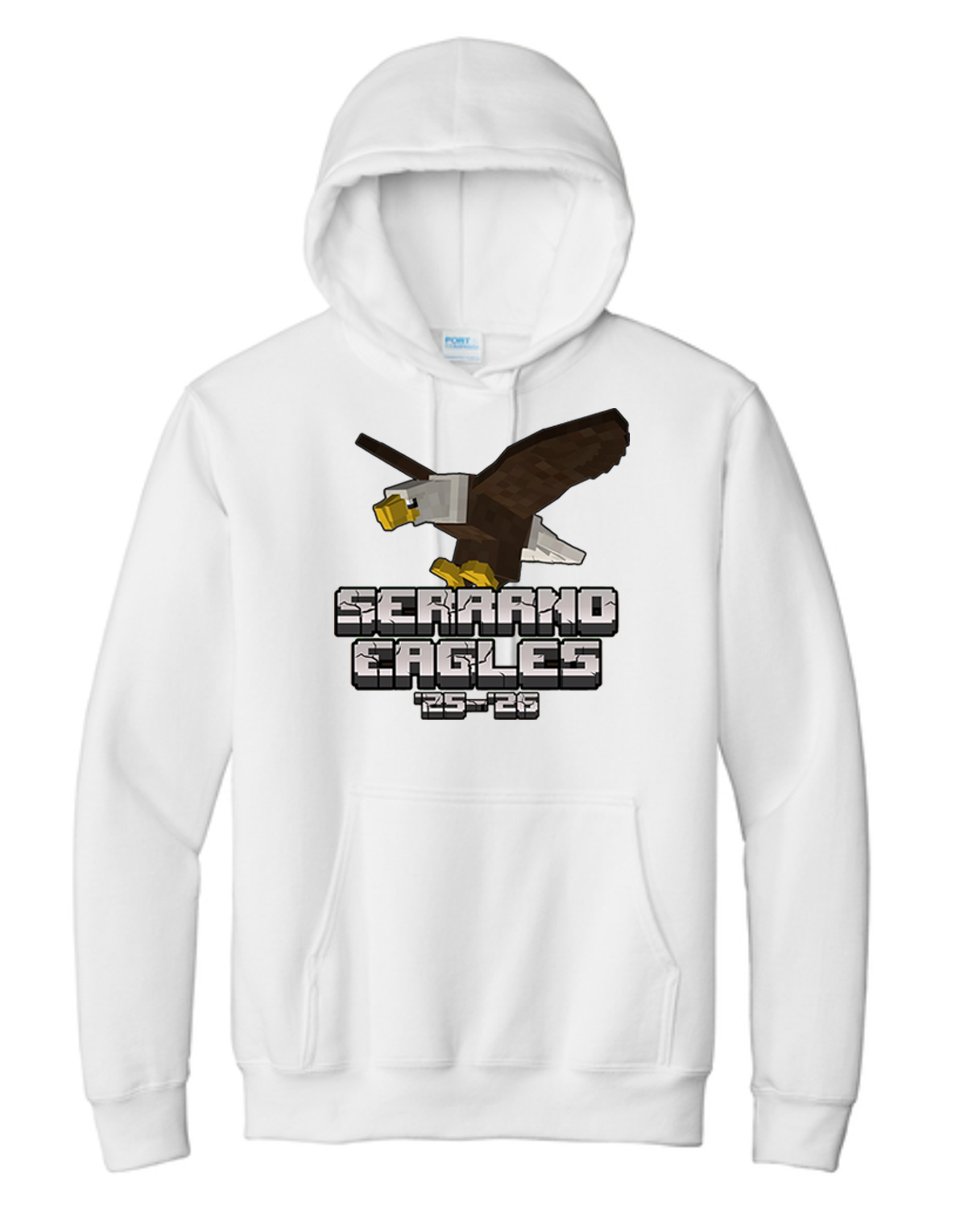 Serrano Elementary - Eagle Minecraft Pullover Sweat - Youth & Adult