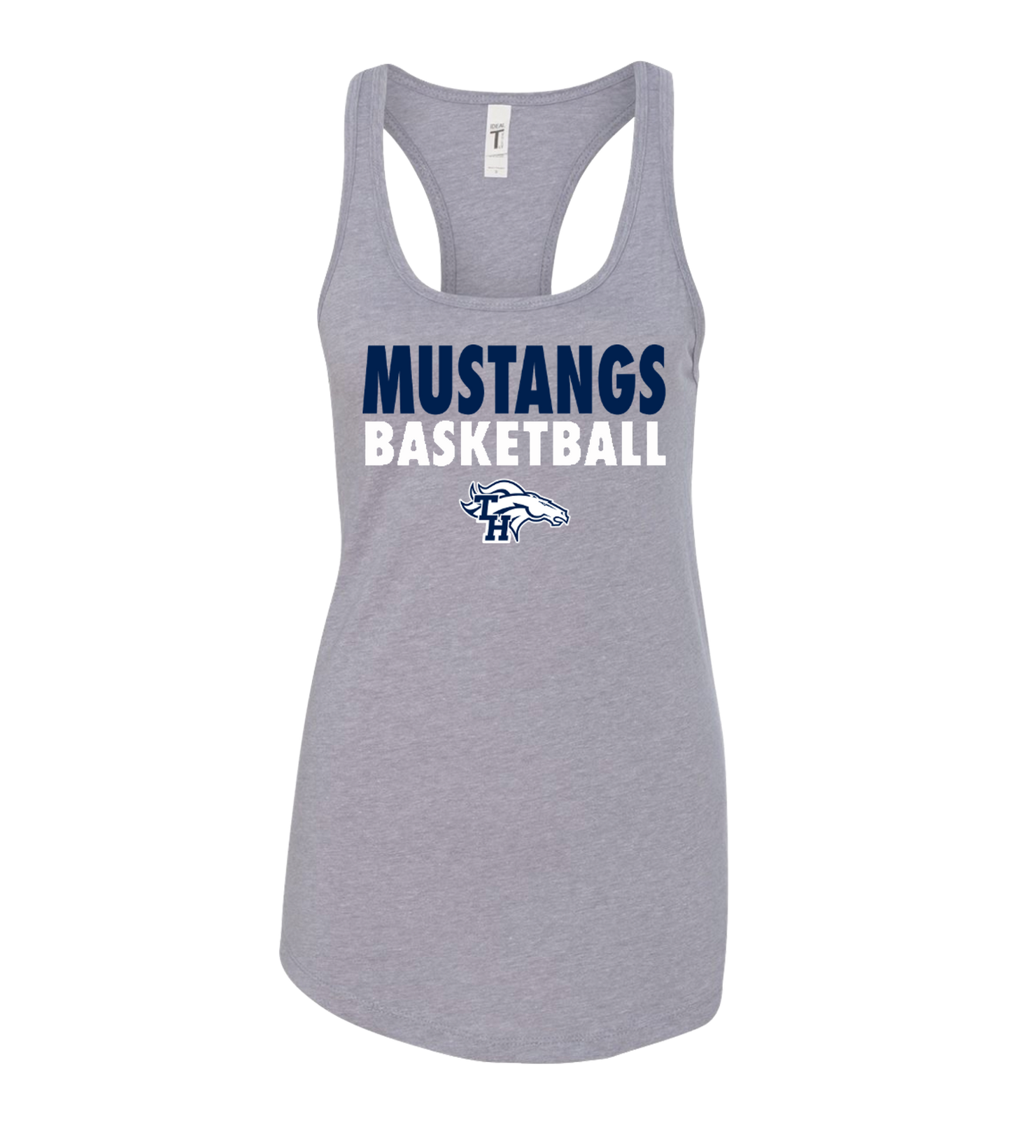 Trabuco Mustang Basketball Next Level Ladies Racer Tank