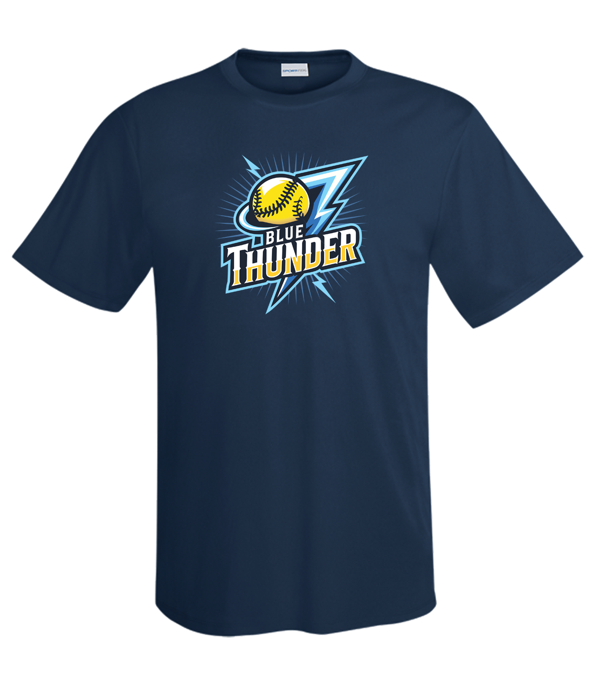Blue Thunder - Front Only (Youth and Adult)