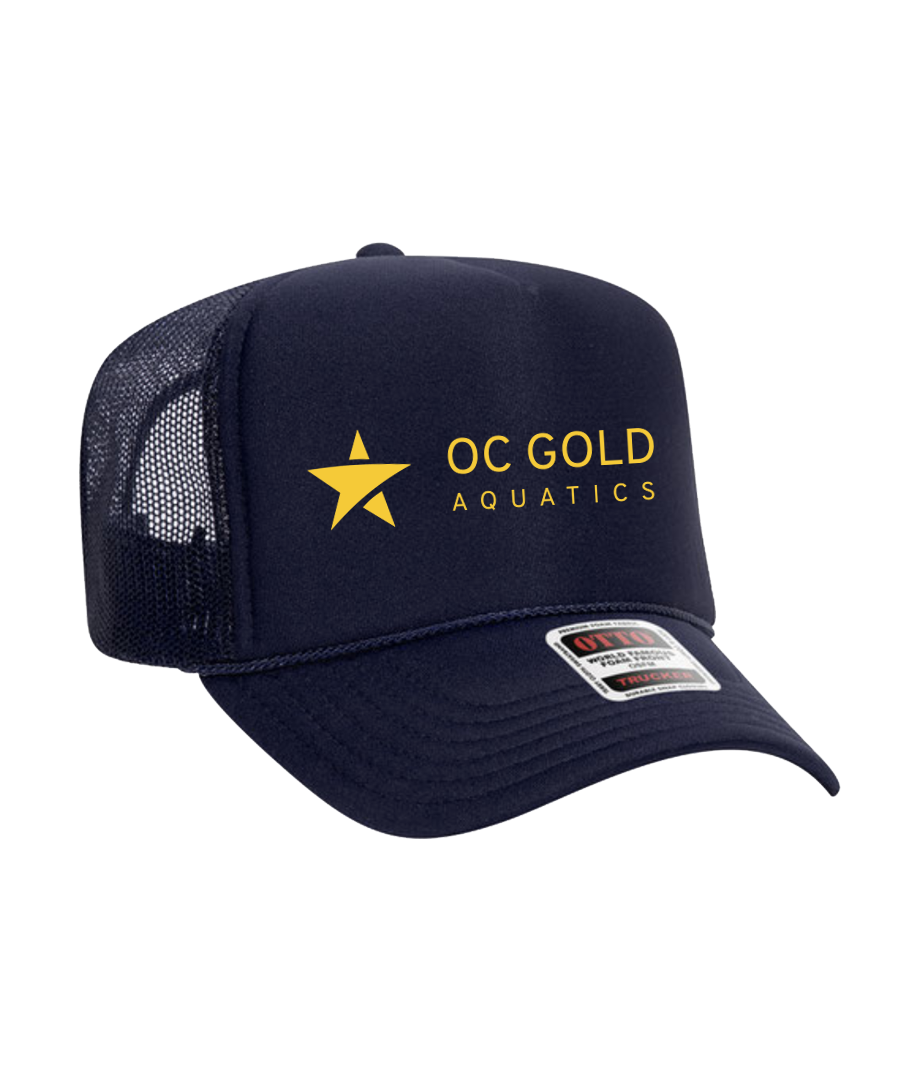 OC Gold Aquatic Otto 5 Panel Trucker Hat