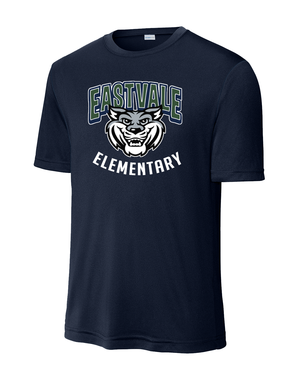 Eastvale Elementary SportTek Navy Dri-Fit Shirts - Youth & Adult