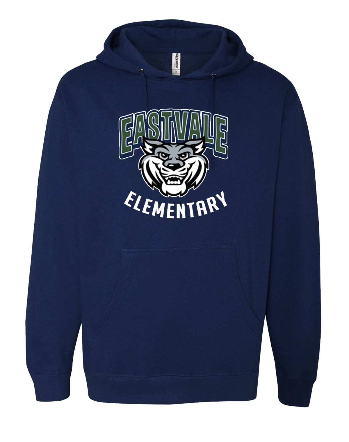 Eastvale Elementary - Navy Pullover Adult & Youth Hoodie