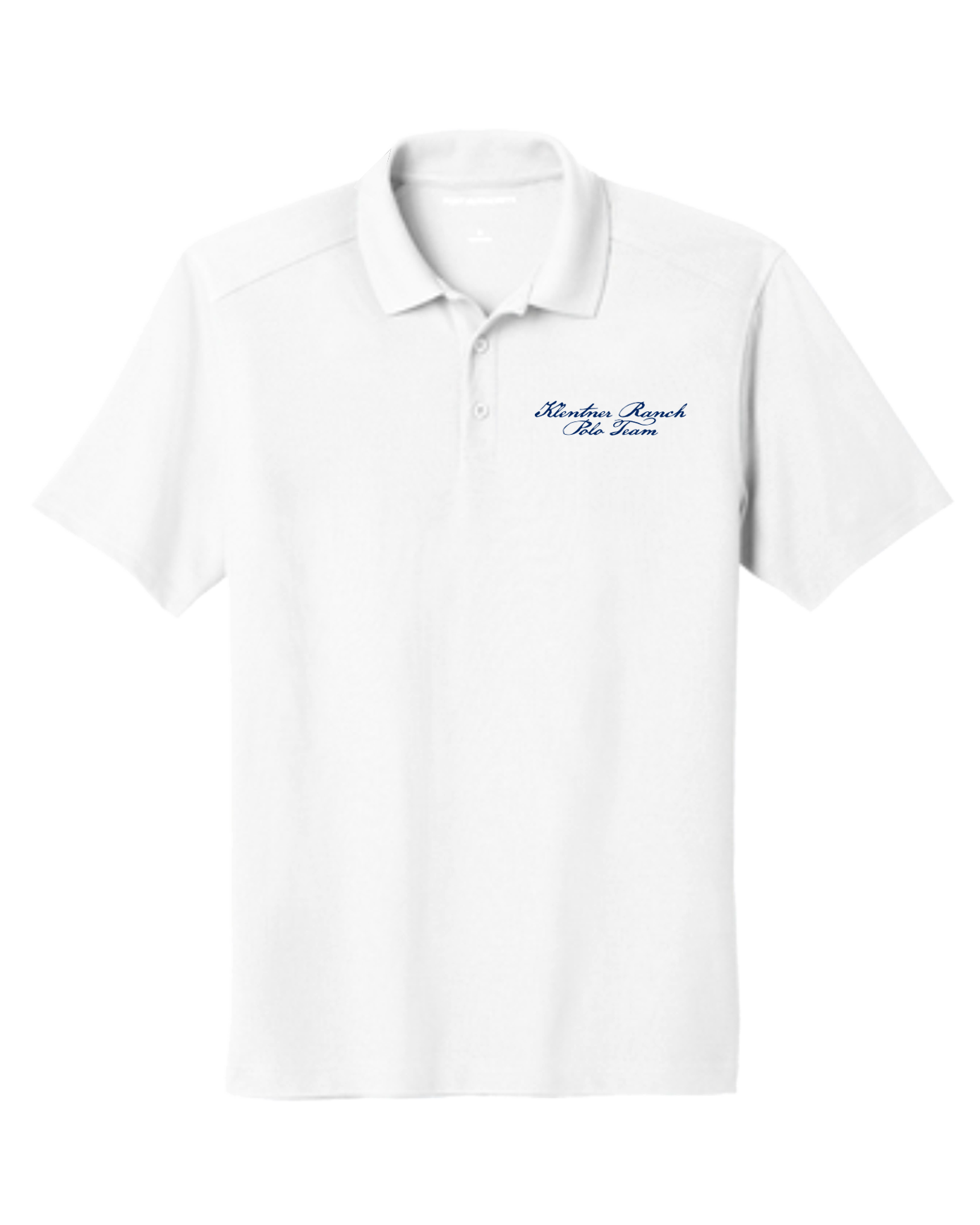 K.R. - Logo Performance Polo (White)