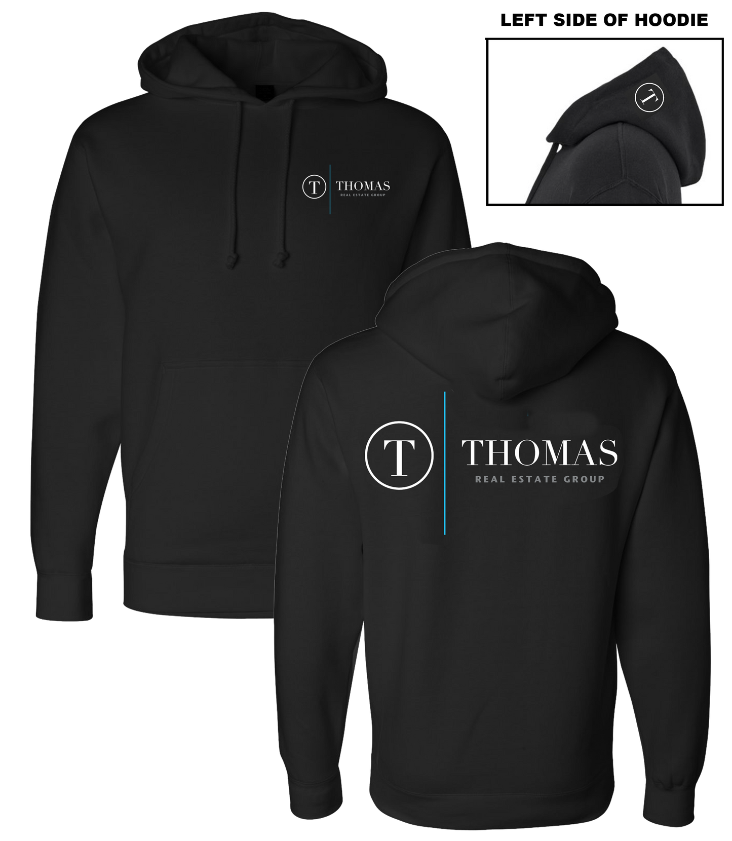 Thomas Real Estate - Pullover Hooded Sweatshirt (Under 72 Piece Price)