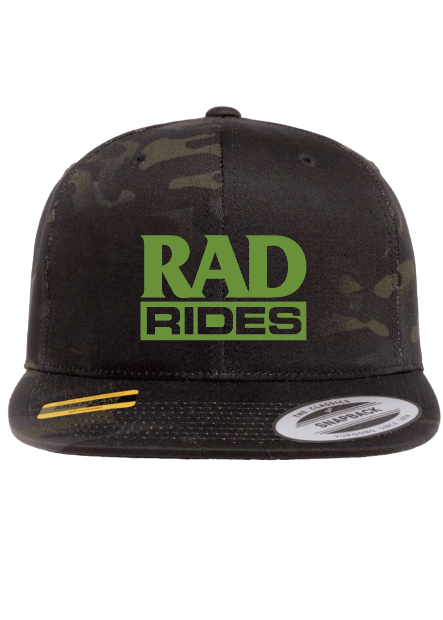 Hat (Multi Cam Black) Embroidery (Wool Snapback)