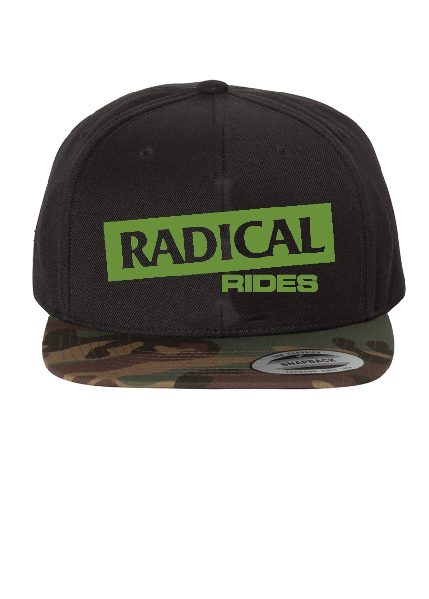 Radical RidesHat (Black Camo) Embroidery