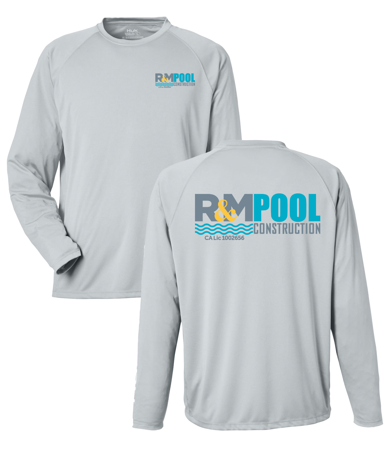 HUK - R&M - Lightweight Huk Harbor Mist Longsleeve