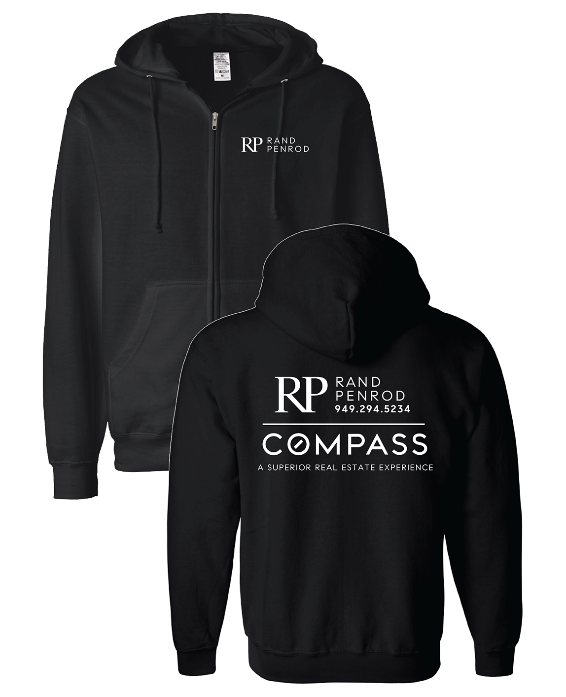 RP Compass Midweight Zip Hoodie