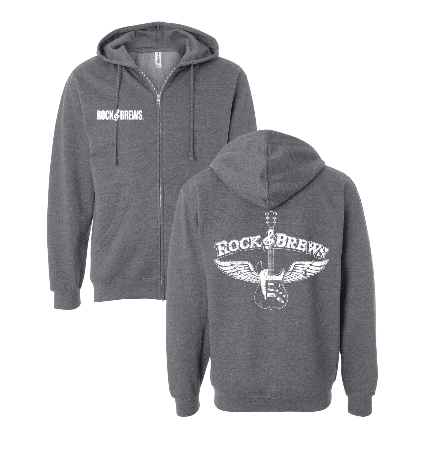 Rock and Brews 1 Color Guitar Sweatshirt