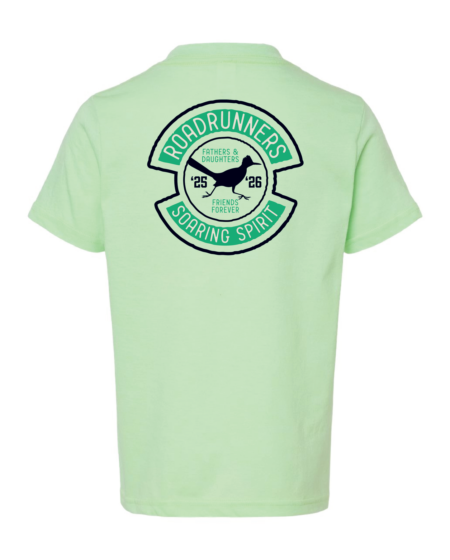 Roadrunner Friends Forever Tultex Youth Shirt - Heather Neo Mint Green