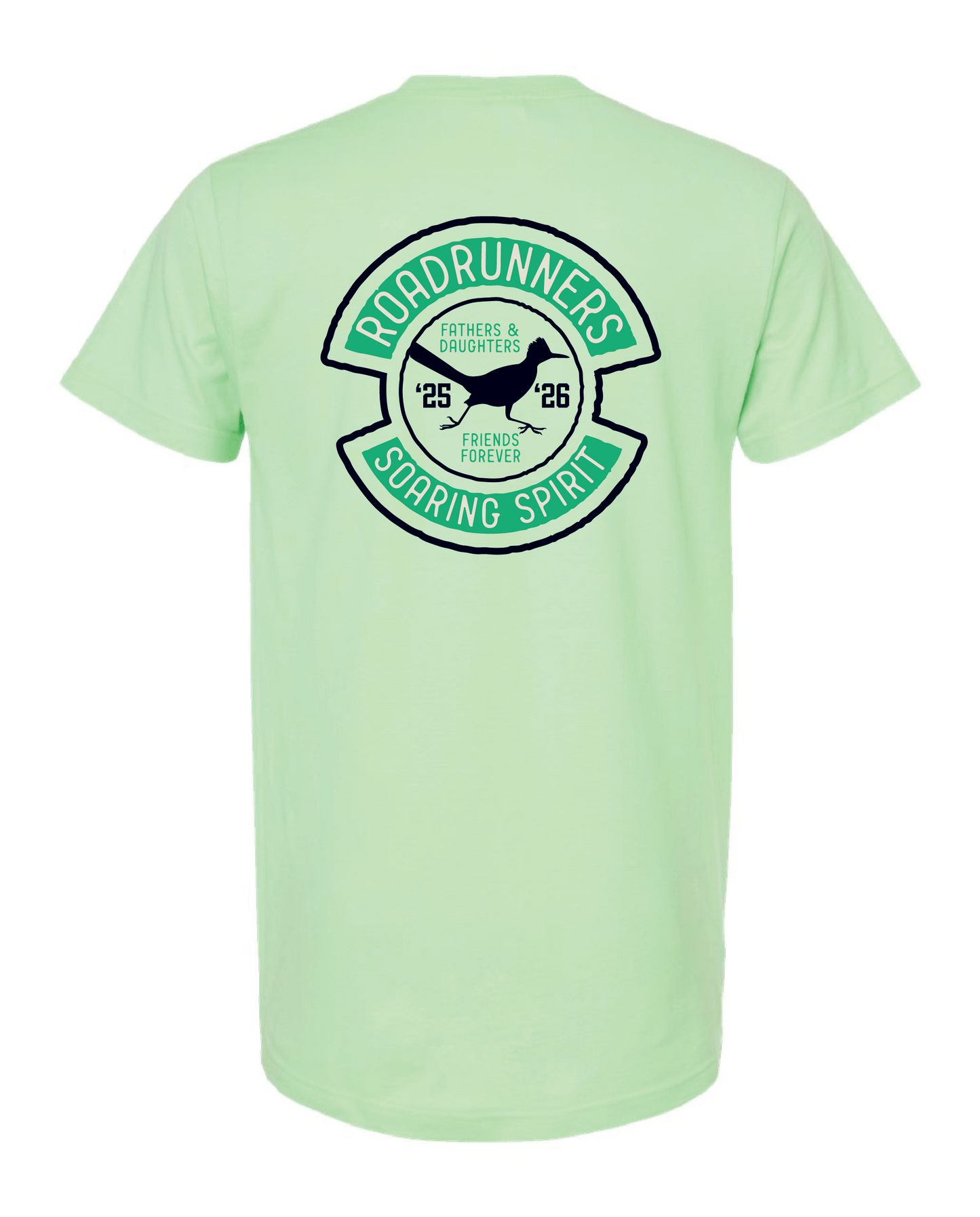 Roadrunner Friends Forever Tultex Adult Shirt - Neo Mint Green