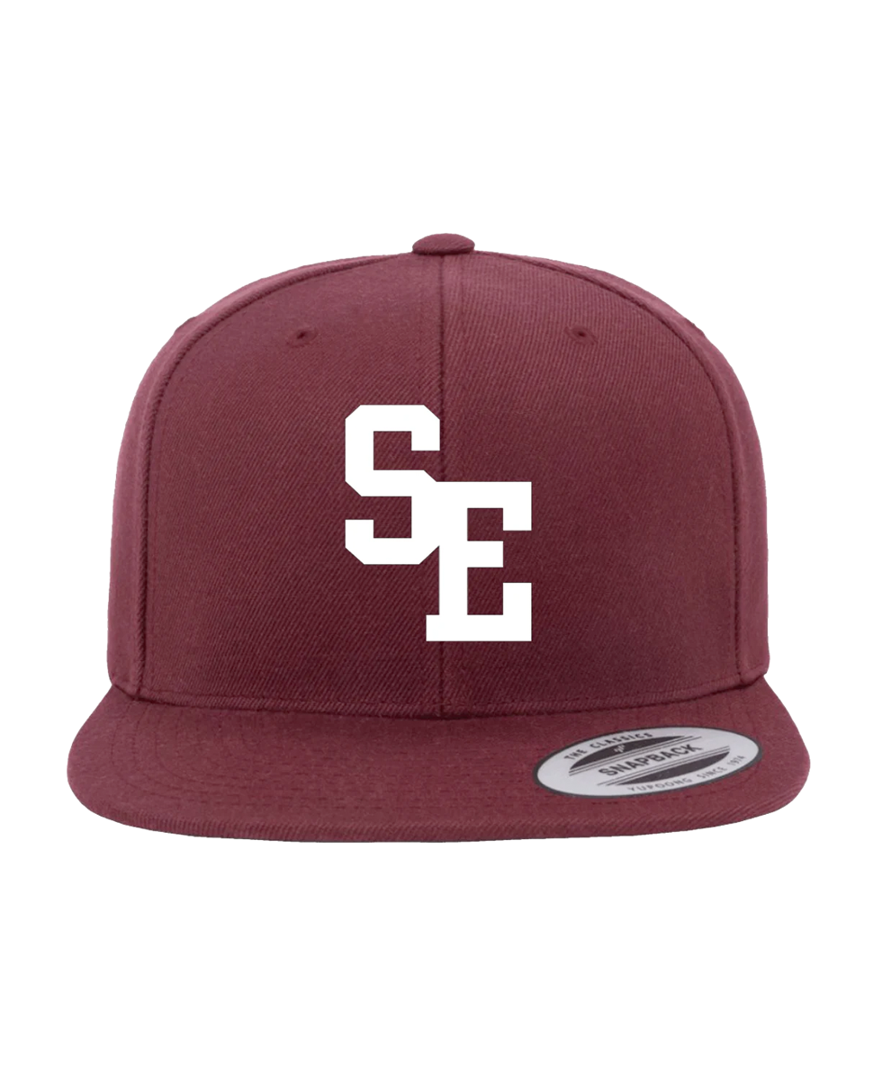 Serrano Elementary - SE Snapback (Maroon or Black)