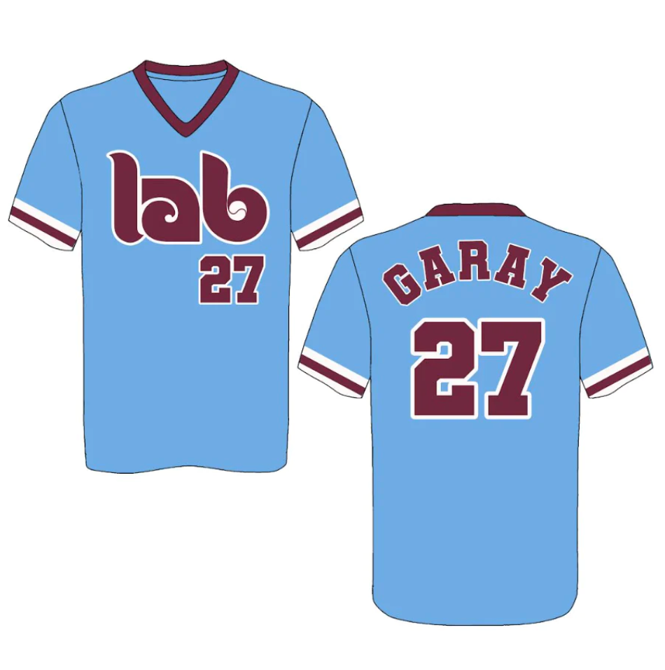 Lance Abbott - Blue Jersey - with Custom Names and Numbers (Adult & Youth)