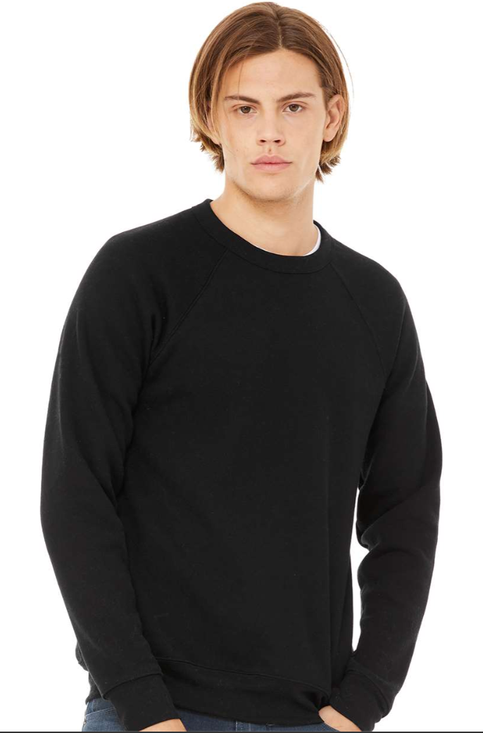 Bella + Canvas - Sponge Fleece Raglan Crewneck Sweatshirt - 3901