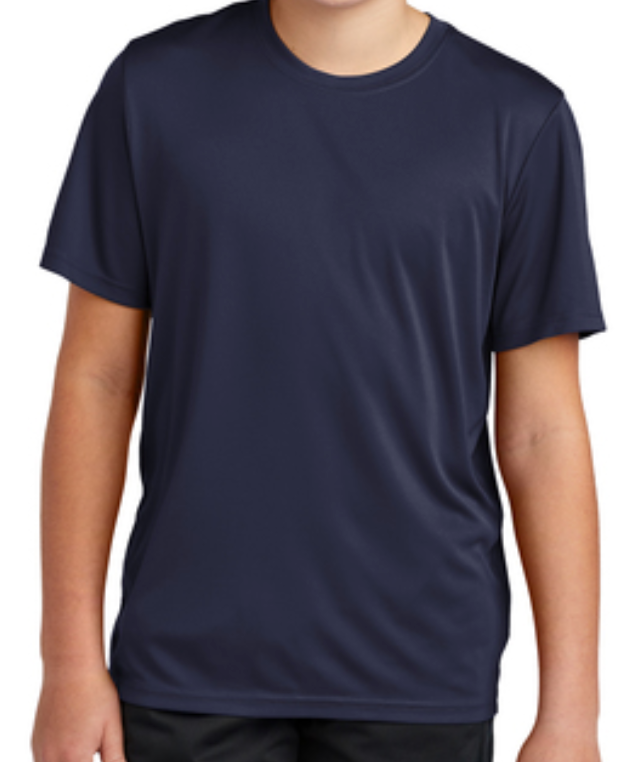 (MW Blanks) Sport-Tek YOUTH Compression Tee (NAVY)