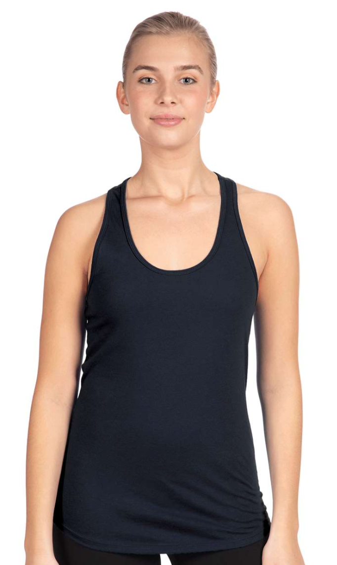 Sabertooth - Womens Racerback Tank (Navy & Black)