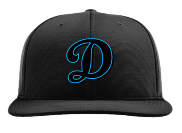 Dolphins - Black - D Logo - PULSE R-FLEX - Cap Alternate
