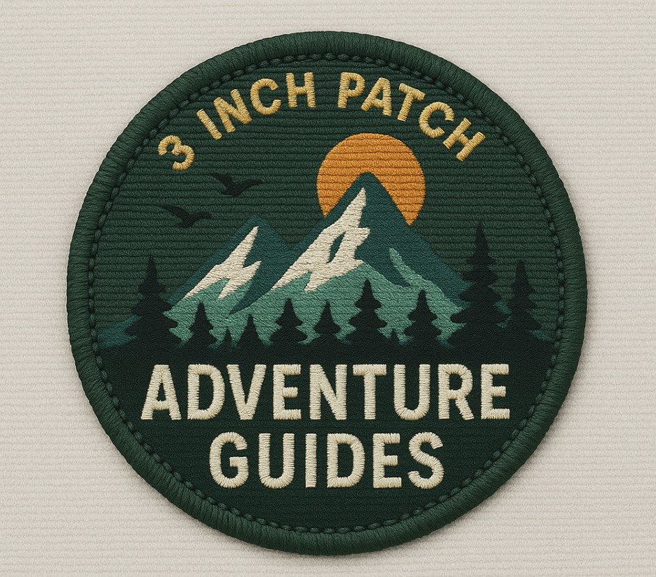 Adventure Guides - 3" Inch Circle Patch (minimum 150 units)