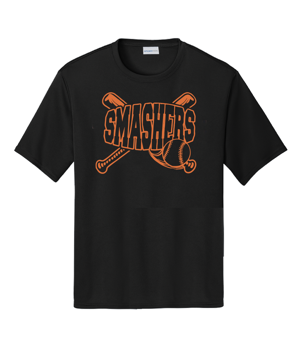 Smashers SportTek Dri-Fit Black Shirt
