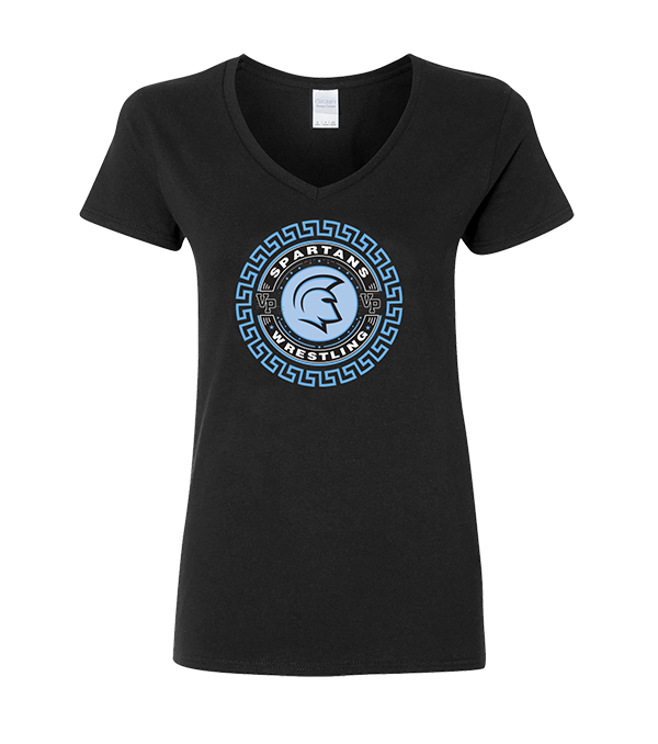 VP Spartan Circle Ladies Tee (Black)