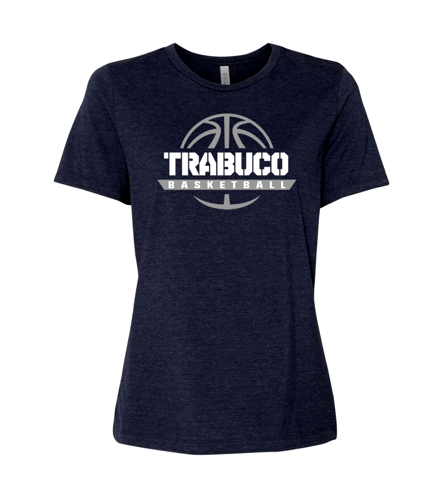 Trabuco Basketball Mustang Ladies Relaxed Jersey Tee
