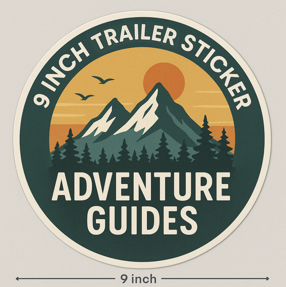 Adventure Guides - 9 Inch Trailer Sticker