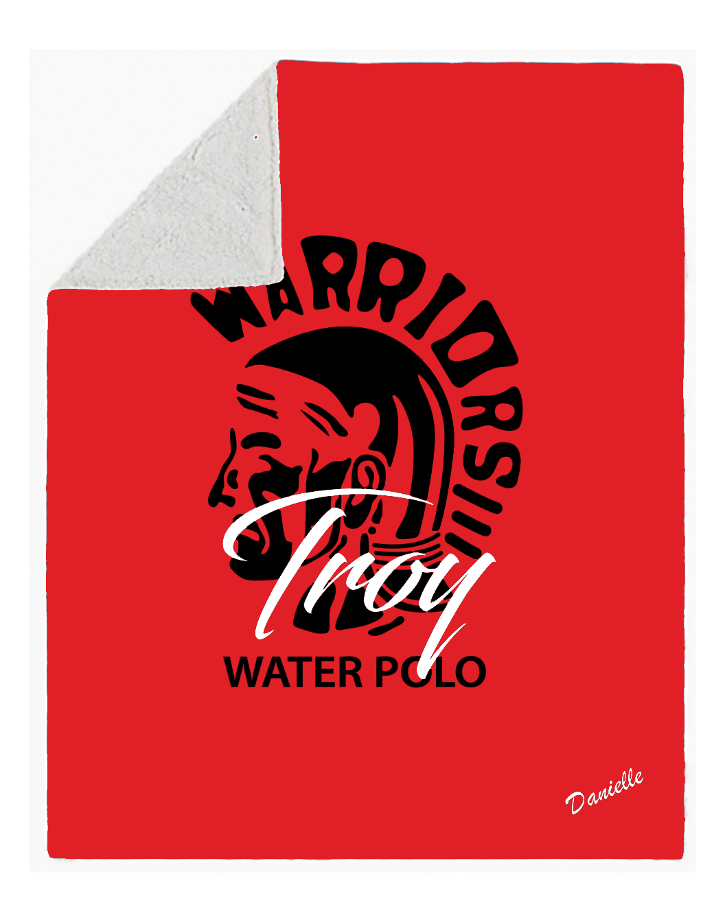 Troy Water Polo Blanket with Embroidered Name