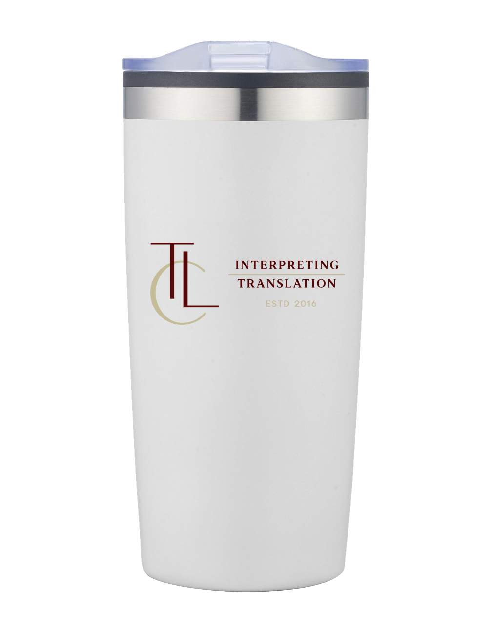 TLC Interpreting - Oasis-II 20 Oz. Stainless Steel Tumbler